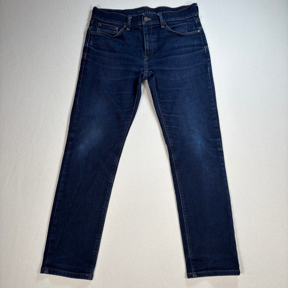 Mott & Bow Slim‎ Oliver Jeans Men's 32x29 Blue Stretch Tapered Denim